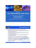 Lập trình nhúng ARM Linux course 1