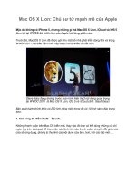 Mac OS X Lion: Chú sư tử mạnh mẽ của Apple pdf