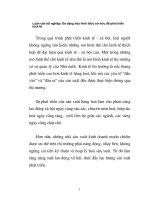 Luận văn tốt nghiệp: Đa dạng hóa hình thức sở hữu để phát triển kinh tế phần 1 potx