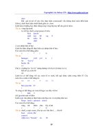 Các thao tác trong Hệ điều hành Unix phần 9 doc