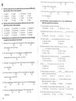 Câu hỏi trắc nghiệm môn tiếng anh luyện thi đại học - 2 pptx