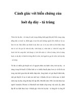 Cảnh giác với biến chứng của loét dạ dày - tá tràng ppt