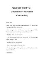 Ngoại tâm thu (PVC) (Premature Ventricular Contraction) pptx