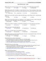 Bài tập trắc nghiệm Hóa : Este pps