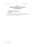 Phân tích hệ thống cân bằng công suất và sơ bộ bù kỹ thuật