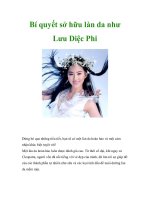 Bí quyết sở hữu làn da như Lưu Diệc Phi ppt