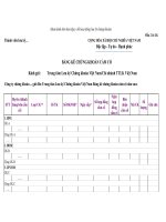 MẪU BẢNG KÊ CHỨNG KHOÁN CẦM CỐ ppsx