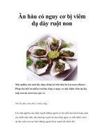Ăn hàu có nguy cơ bị viêm dạ dày ruột non ppsx