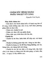 Chăm sóc và điều trị triệu chứng cho bệnh nhân ung thư part 8 pps