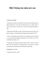Hội Chứng tan máu ure cao docx
