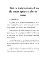 Đình chỉ hoạt động trường trung cấp chuyên nghiệp-Mã số hồ sơ 017889 pdf