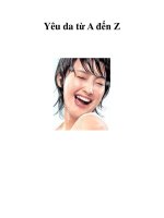 Yêu da từ A đến Z potx