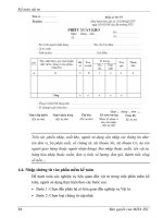 Quá trình hình thành các bước tiến hành mở sổ kế toán trong chính sách vận hành tiền thuế của doanh nghiệp p7 ppt