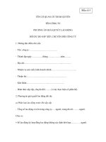 MẪU PHƯƠNG ÁN GIẢI QUYẾT LAO ĐỘNG DÔI DƯ DO SẮP XẾP, CHUYỂN ĐỔI CÔNG TY ppsx