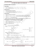 Hàm số ôn thi đại học