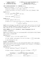 ĐỀ THI THỬ ĐẠI HỌC LẦN 1 NĂM 2011 MÔN: TOÁN, KHỐI A - TRƯỜNG THPT PHAN CHÂU TRINH pptx