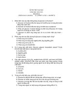 KÌ THI THỬ ĐẠI HỌC NĂM HỌC 2010-2011- BÀI SỐ 36 ppt