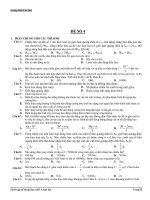 Đề thi thử Đại học- Cao đẳng - Trường THPT An Thới:ĐỀ SỐ 4 potx