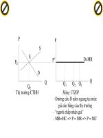 Quá trình hình thành giáo trình cấu trúc thị trường trong hình thức cạnh tranh phi giá p2 potx