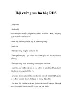Hội chứng suy hô hấp RDS doc