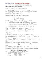 Đáp Án Đề Thi Thử Vào Đại Học, Cao Đẳng Môn thi: Hóa Học - Đề 018 potx