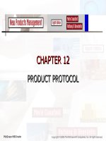 New Products Management - CHAPTER 12 PRODUCT PROTOCOL pps
