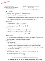 ĐỀ THI THỬ ĐẠI HỌC NĂM 2011 MÔN: TOÁN - TRƯỜNG THPT CHUYÊN- ĐHSP ppt