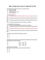 Đề cương ôn tập lý thuyết ô tô ppsx