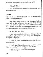 101 Câu hỏi thường gặp trong sản xuất nông nghiệp tập 8 part 8 ppsx