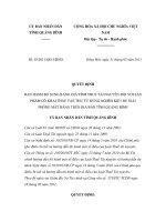 Quyết định số 03/2011/QĐ-UBND pdf