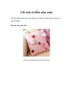 Gối xinh tô điểm mùa xuân docx