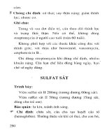 Hướng dẫn điều trị và sử dụng thuốc part 10 pdf