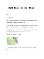 Bệnh Thấp Tim cấp – Phần 1 ppsx