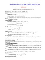 ĐỀ ÔN THI CAO ĐẲNG, ĐẠI HỌC NĂM 2011 MÔN TOÁN HỌC - MÃ ĐỀ 005 doc