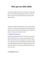 Món quà của thiên nhiên pdf