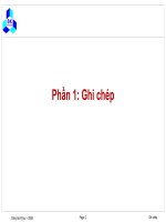 Nhập môn Công tác Kỹ sư 1 - Phần 1: Ghi chép pps