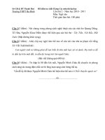 Đề thi thử đại học môn văn năm 2010 - 2011 lần 2 trường THPT Ba Đình potx