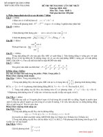 ĐỀ THI THỬ ĐẠI HỌC LẦN THỨ NHẤT NĂM 2011 Môn Toán - THPT CHUYÊN  HẠ LONG ppsx