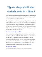 Tập các công cụ khôi phục và chuẩn đoán lỗi – Phần 5 ppt