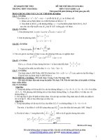 ĐỀ THI THỬ ĐẠI HỌC NĂM 2011 MÔN: TOÁN - Trường THPT Thanh Ba pot
