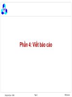 Phần 4: Viết báo cáo pot