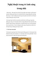 Nghệ thuật trang trí ánh sáng trong nhà ppsx