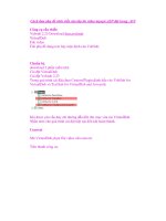 Cách để chuyển đổi một định dạng âm nhạc thành mutimedia phần 3 docx