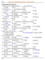 Ôn Luyện Thi Đại Học Năm 2011 Môn: Anh Văn - Đề 005 doc