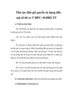 Thủ tục đấu giá quyền sử dụng đất; mã số hồ sơ T-BPC- 014982-TT pot