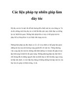 Các liệu pháp tự nhiên giúp làm dày tóc pdf