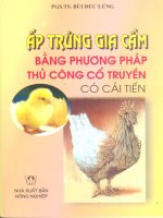 Ấp trứng gia cầm bằng phương pháp thủ công cổ truyền có cải tiến part 1 doc
