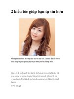 2 kiểu tóc giúp bạn tự tin hơn docx