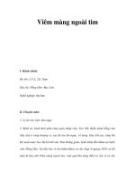 Viêm màng ngoài tim potx