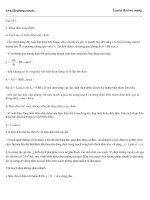 Đề thi thử vật lý : Bài giải-đề số 18 potx
